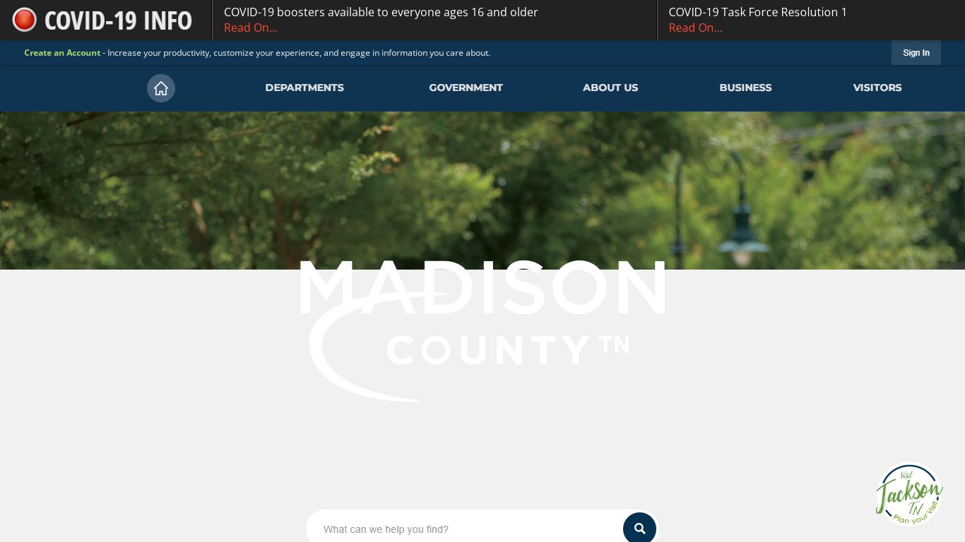 Madison County, TN - Official Website | Official Website